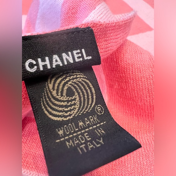Chanel Wool Sport Line Scarf - Picture 3 of 3